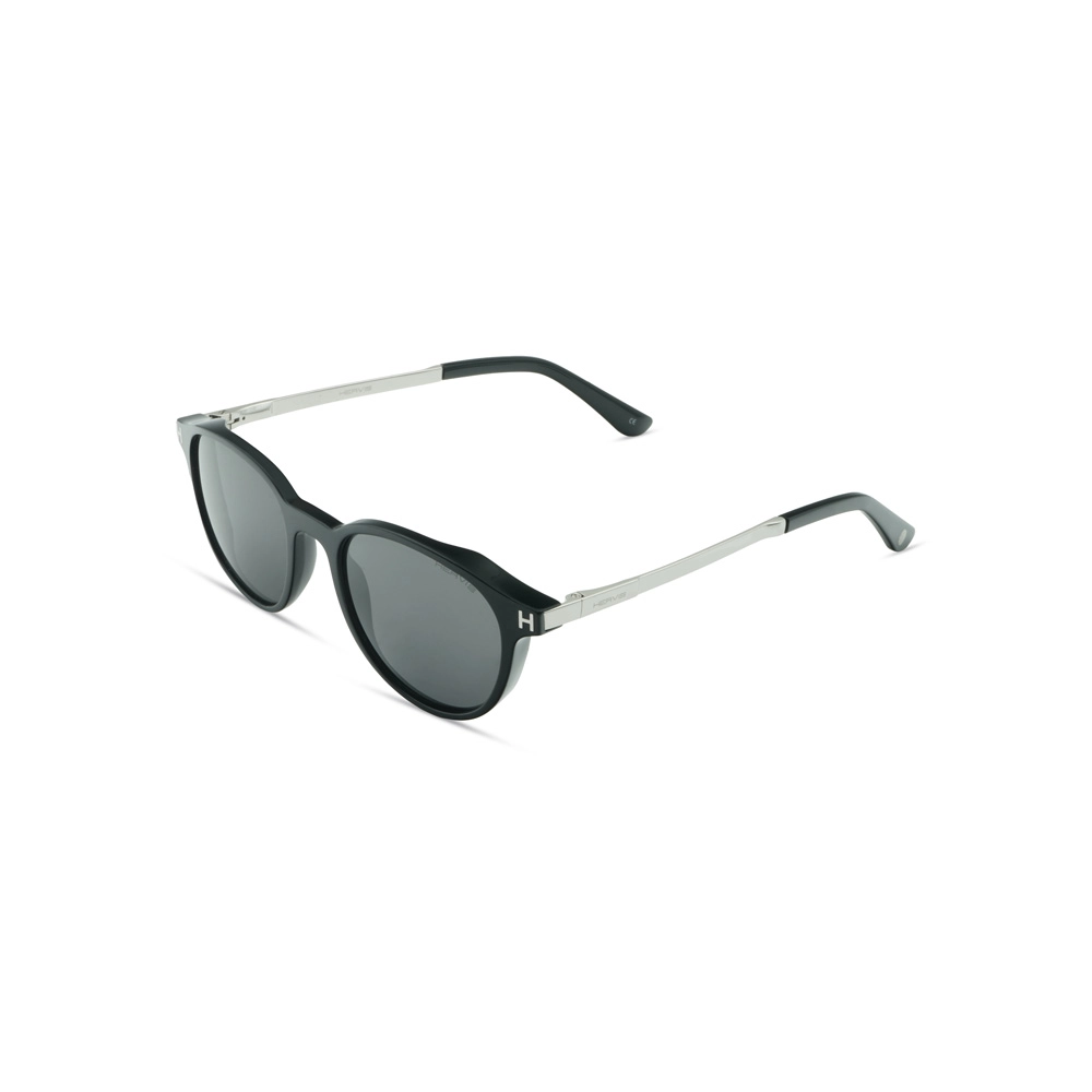 Hervis Eyewear black cat-eye sunglasses with gray lenses