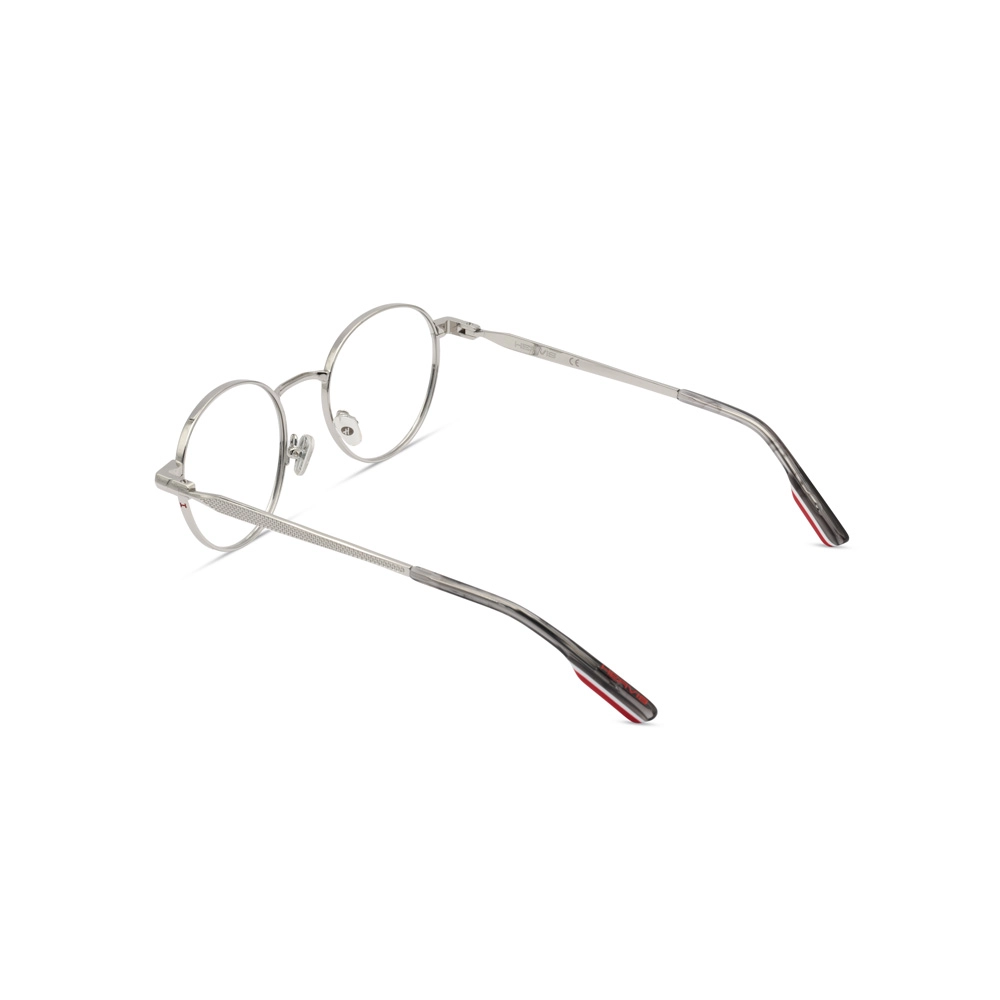 Hervis Eyewear silver round optical frame