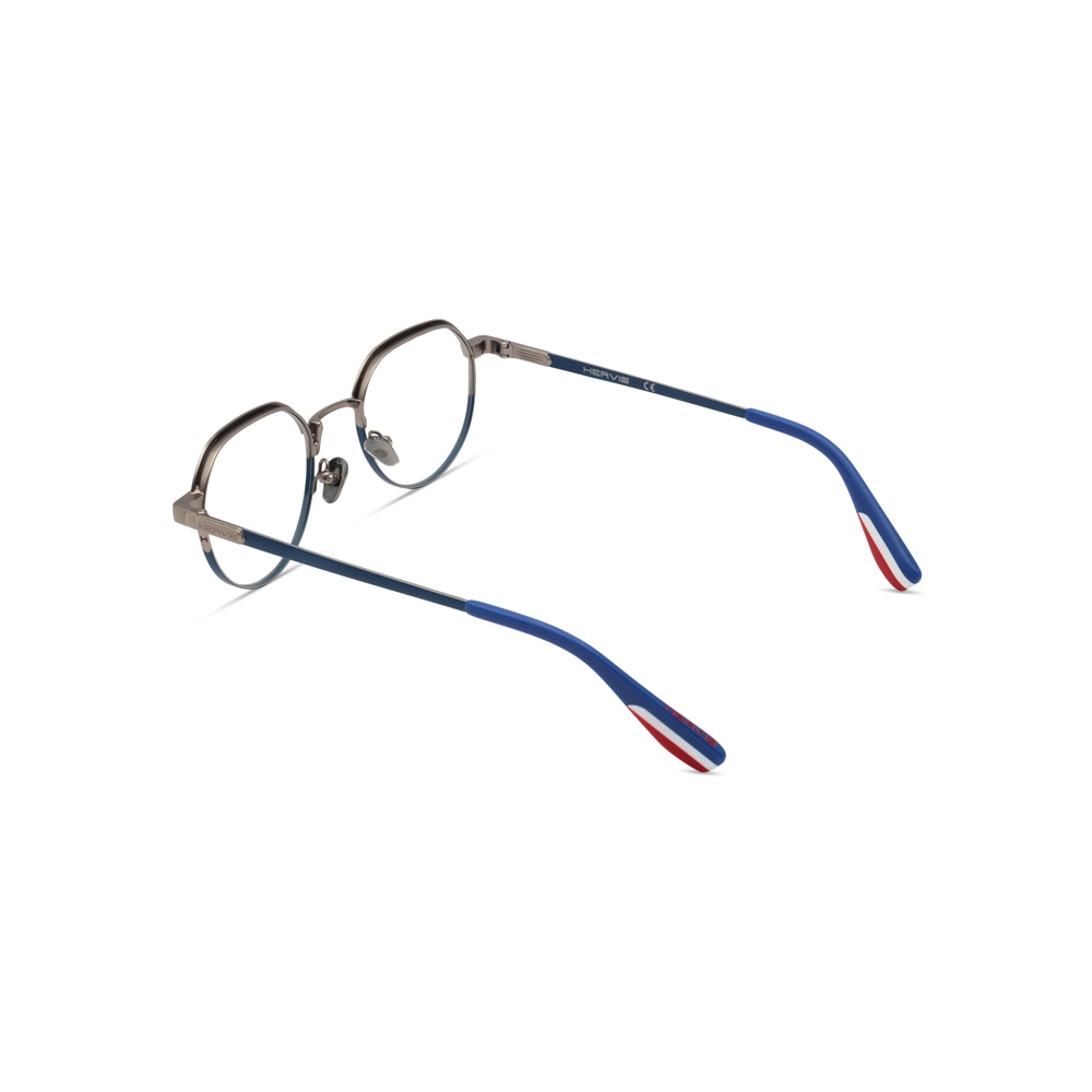 (2) H2204 C1 Hervis Eyewear blue and bronze optical frame