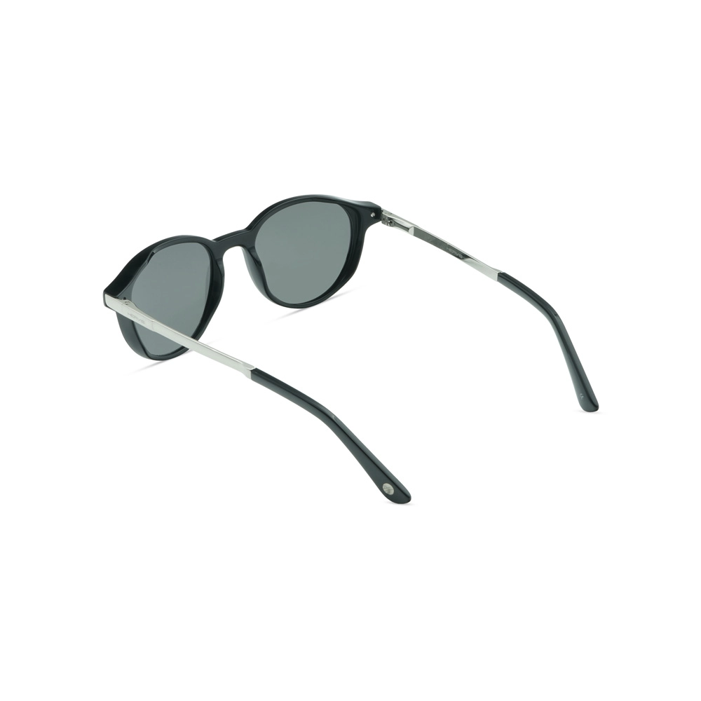Hervis Eyewear black round sunglasses with gray lenses