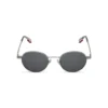 (3) H2202 C1 Hervis Eyewear silver round sunglasses