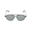 (3) H2206 C1 Hervis Eyewear black aviator sunglasses