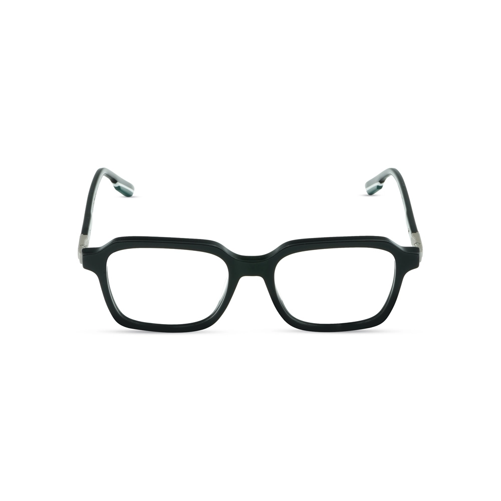Hervis Eyewear dark green rectangular eyeglasses