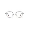 (4) H2204 C1 Hervis Eyewear dark round optical frame