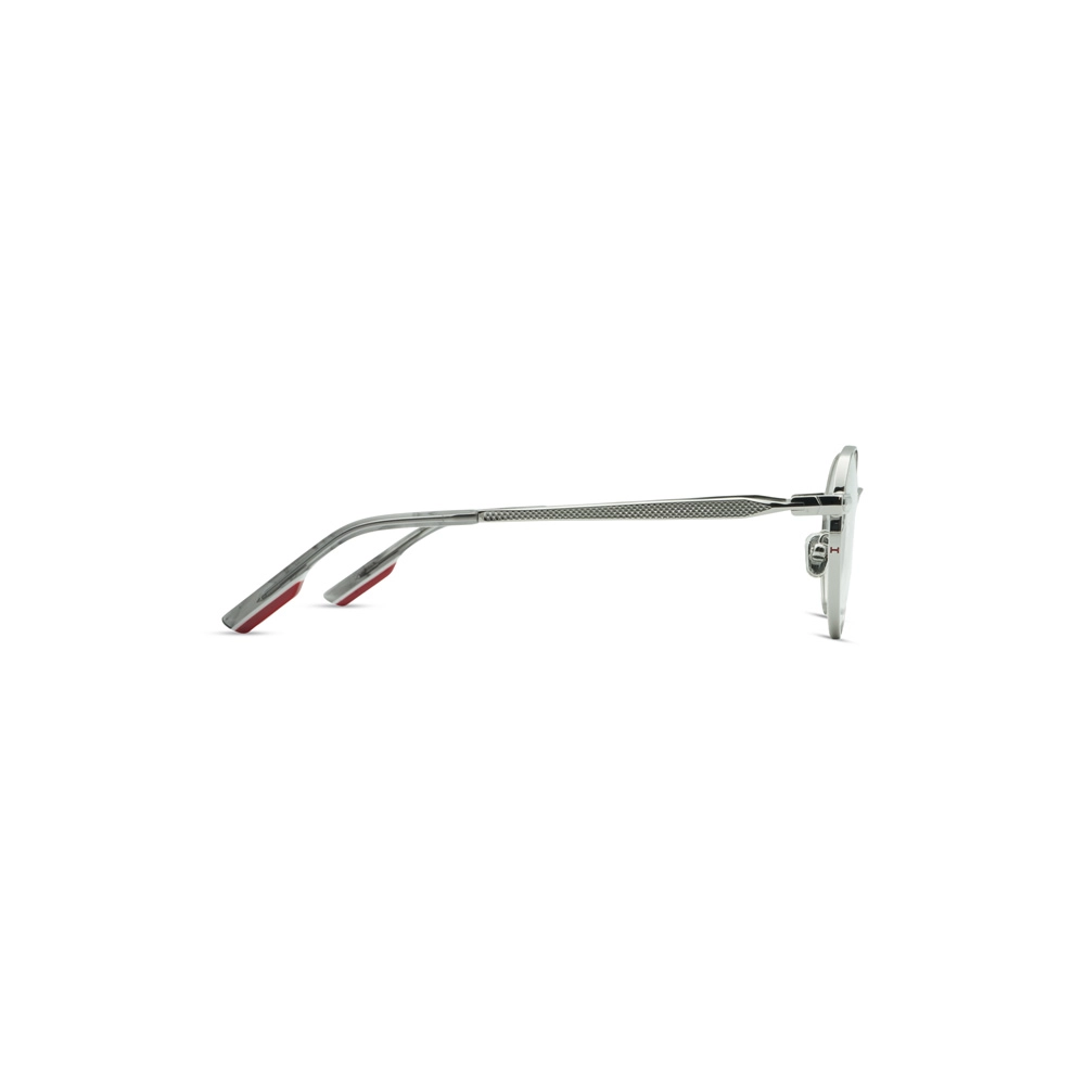 Hervis Eyewear silver side-view optical frame