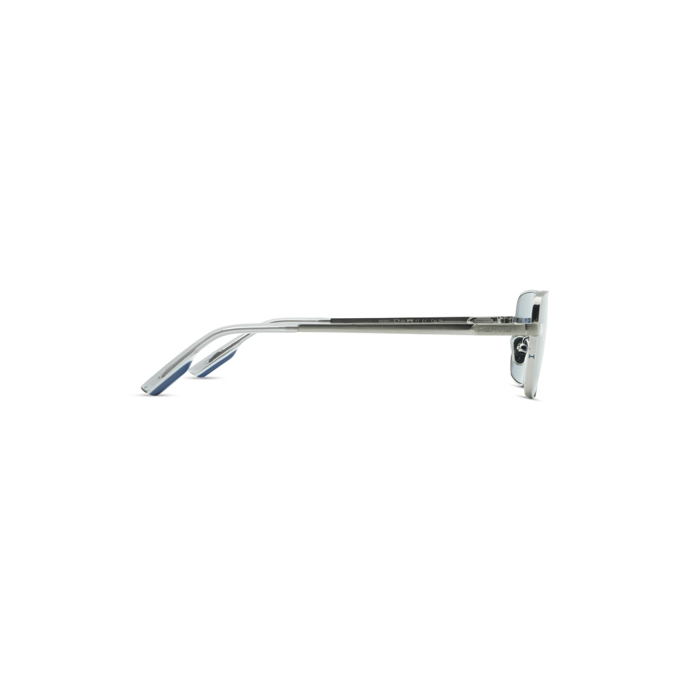 Hervis Eyewear silver side-view rectangular sunglasses