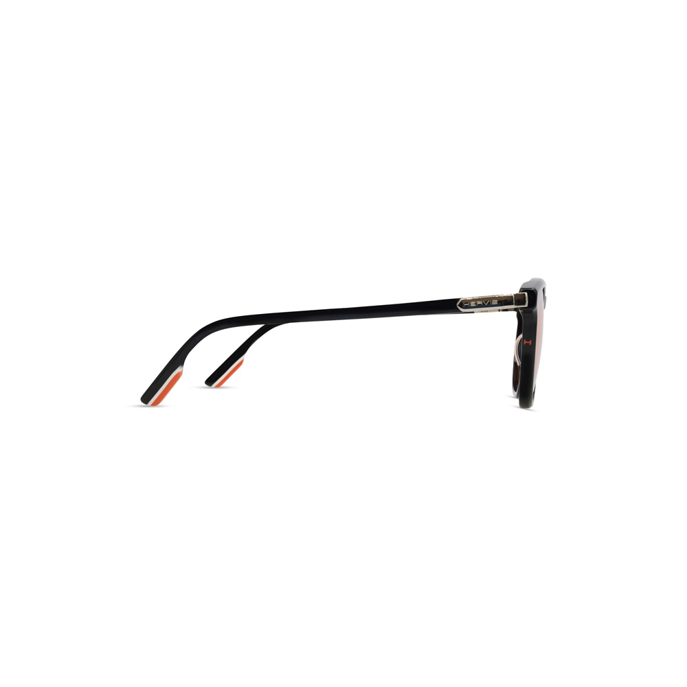 Hervis Eyewear black side-view square sunglasses