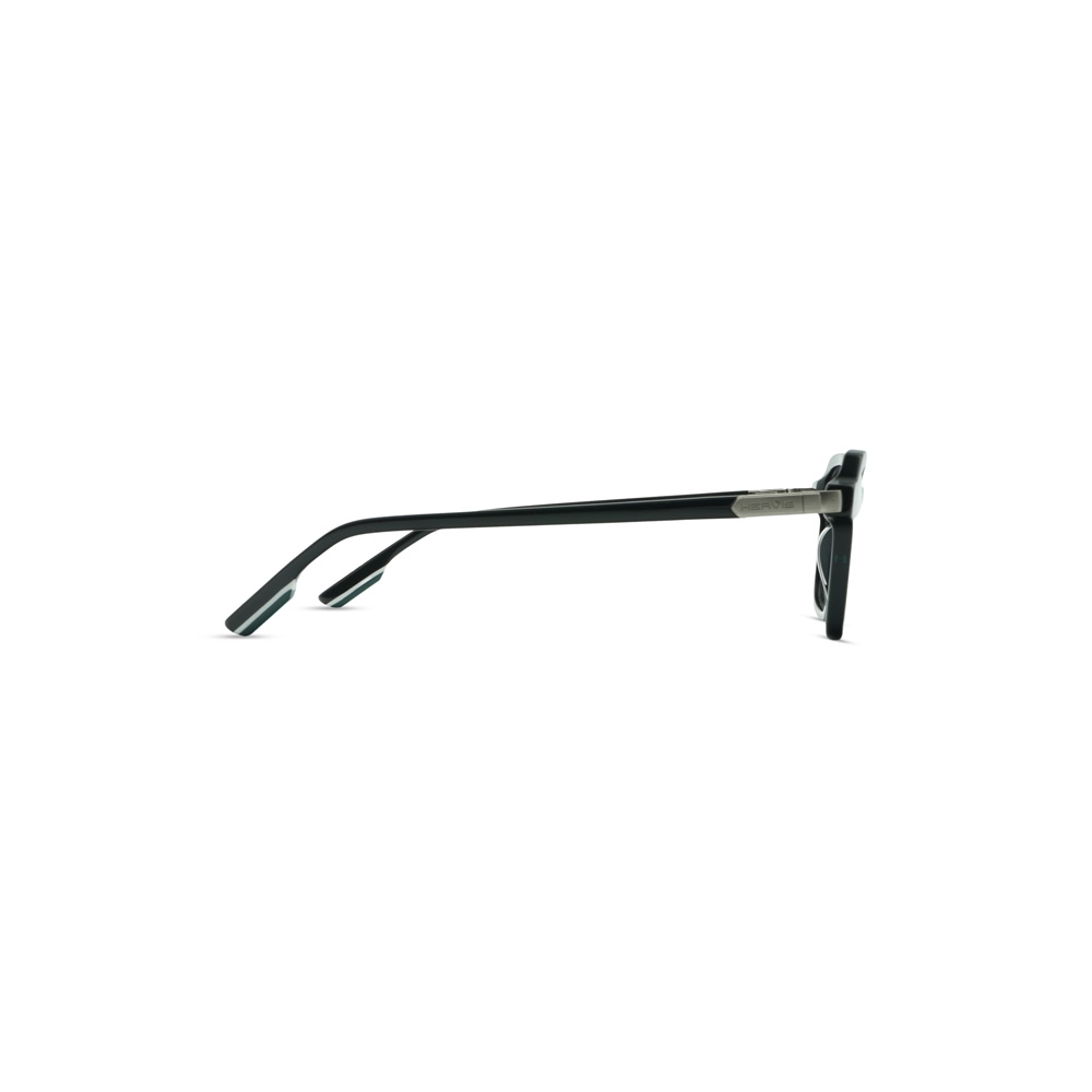 Hervis Eyewear dark side-view rectangular eyeglasses
